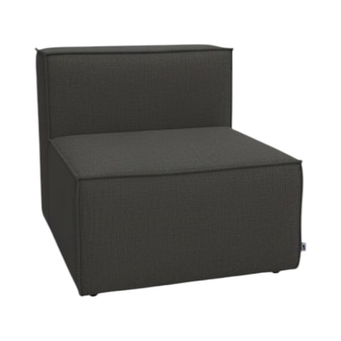 Diseños Valestrini - Poltrona Madrid Lino Gris Oscuro