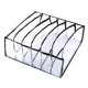 thumbnail image 5 of Organizador De Ropa Interior Plegable Bragas Sujetador Cajón Caja De Almacenamiento Negro 6 Gripes, 5 of 5