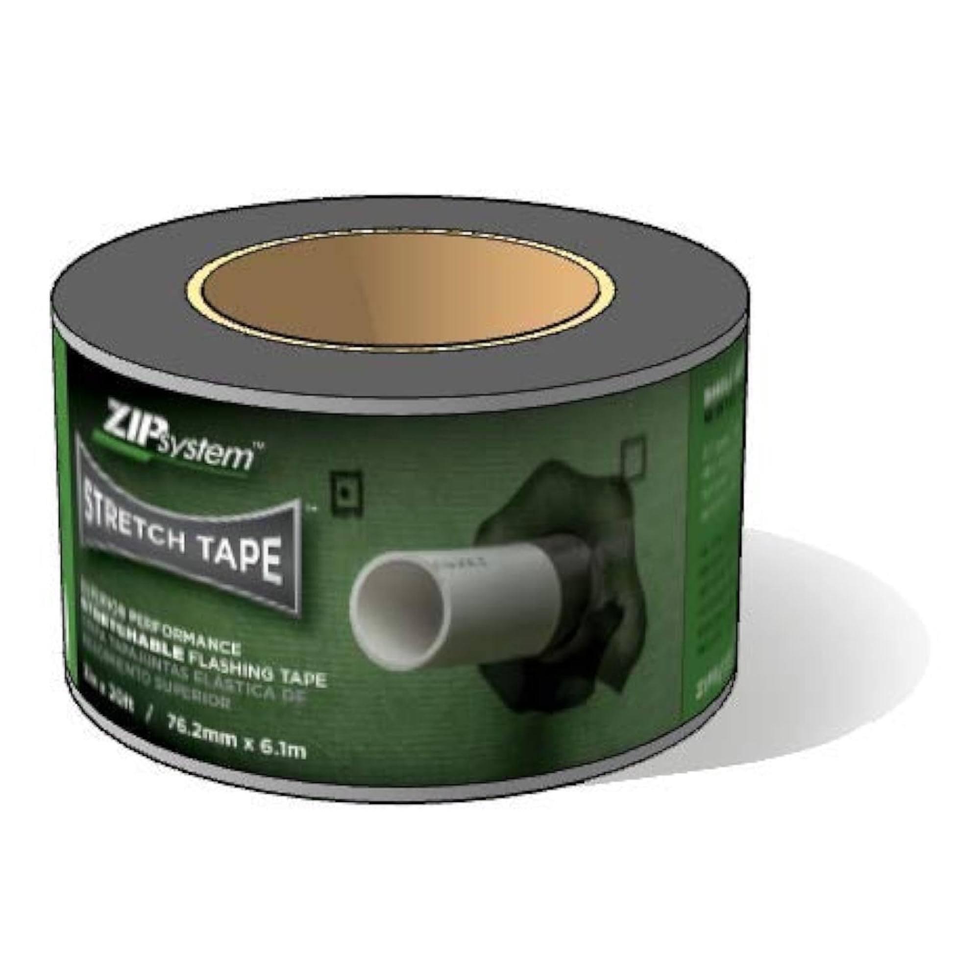 Cinta Elástica Flashing Tape Zip System Huber De 3 Cm X 6 M