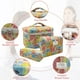 thumbnail image 2 of Set de bolsas de maquillaje Gosect, bolsa de cosméticos acolchada con estampado floral, 3 unidades, 2 of 3