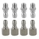 thumbnail image 2 of El conector rápido de la lavadora de presión 8pcs conecta fácilmente el tubo macho de 1/4 "g, 2 of 5