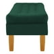 thumbnail image 3 of Banqueta Wood 2c Felpa 04 Verde Botella, 3 of 4
