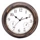 thumbnail image 4 of Reloj De Pared Con Temperatura Y Humedad Decoración Del Dormitorio Del Hogar Latón Tono Negro, 4 of 5