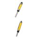 thumbnail image 3 of Broca De Enrutador De Rodamiento Superior E Inferior De Carburo Sólido De 2 Piezas, Amarillo, 3 of 3