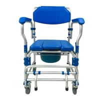 Medicaltec - Silla Baño Y Ducha Con Ruedas Y Brazos Abatibles Ky697