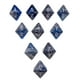 thumbnail image 2 of 10 Piezas De Dados De Poliedro De Múltiples Caras D8 Para Juego De Mesa D&D TRPG Gris + Azul, 2 of 3
