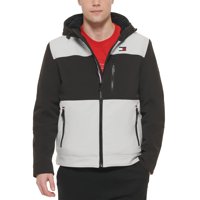 Chaqueta Tommy Hilfiger Para Hombre Con Relleno De Tela Blanda Negra, Talla L