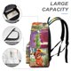 thumbnail image 4 of Dave y AVA-theme Backpack, Campus style schoolbag Bookbag with Adjustable Shoulder Straps And Large Zip Compartment, Unisex Travel Bags.42x30x15cm, 4 of 6
