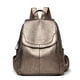 thumbnail image 1 of Women Large Capacity Backpack Purses High Quality Leather Female Vintage Bag School Bags Travel Bagpack Ladies Bookbag Rucksack, 1 of 3