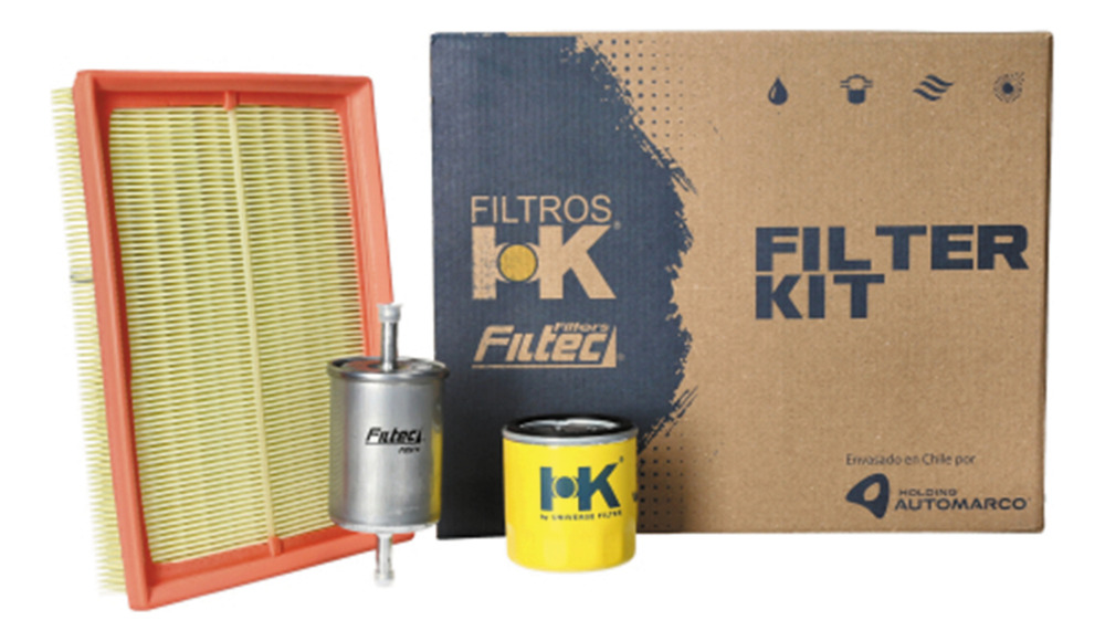 Repuestos Del Sol - Kit Filtro Para Chevrolet N300 1 2 Gasolina 2011 2022