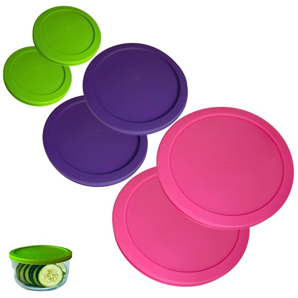 Juego de 6 tapas Klare Ware 470 ml/950 ml/1,65 L
