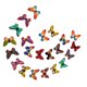 thumbnail image 4 of 100 Piezas DIY Mix Log Pintado Retro Botón De Mariposa Para Decoración De Pantalones De Abrigo, 4 of 7