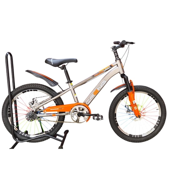 Bicicleta Aro 20 Cfeng Con Freno Disco Gris Naranjo