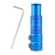 thumbnail image 4 of Adaptador de Altura para Elevador de Manillar de Bicicleta, Vástago Ajustable para Extensión de Tubo de Dirección de Bicicleta con Pequeños Elevadores azul 13cmx3.5cm, 4 of 5