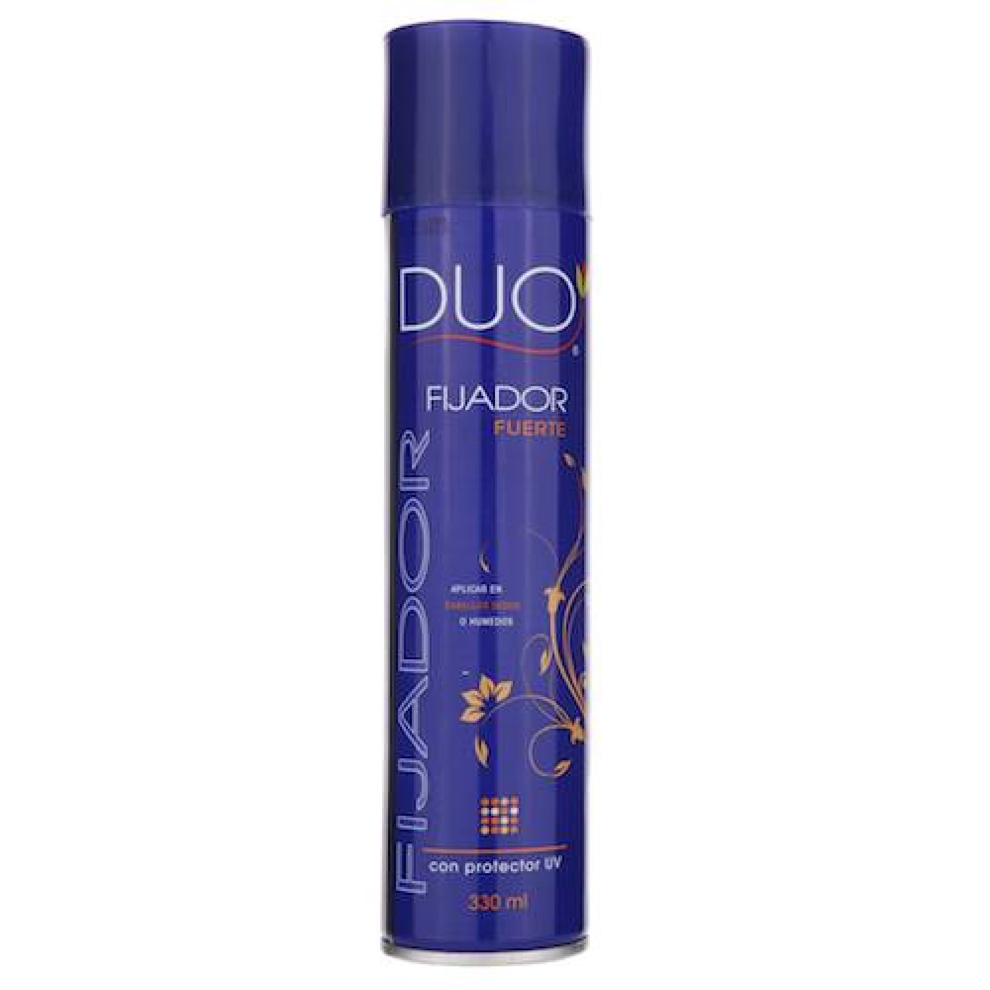 Fijador Fuerte Con Protector Uv Frasco 330 ml DUO