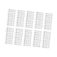 thumbnail image 4 of 100x Sujetadores De Gancho Para Montaje En Pared Entusiastas Del Bricolaje Montaje Fijo De Azulejos Ganchos K De Aluminio 9x0,2x1,6 Cm, 4 of 5