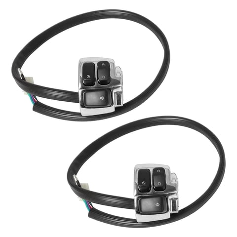 Ioensy - Interruptor De Encendido Y Apagado Para Manillar De Motocicleta De 1 ""Y 25 Mm Para Varilla Softail V