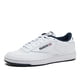 thumbnail image 1 of Zapato Reebok Club C 85 para hombre con parte superior de piel blanca/azul marino, 1 of 7