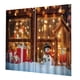 thumbnail image 3 of Juego De 2 Cortinas De Ventana De Dormitorio De Sala De Estar De Navidad 40x55 Pulgadas F, 3 of 5