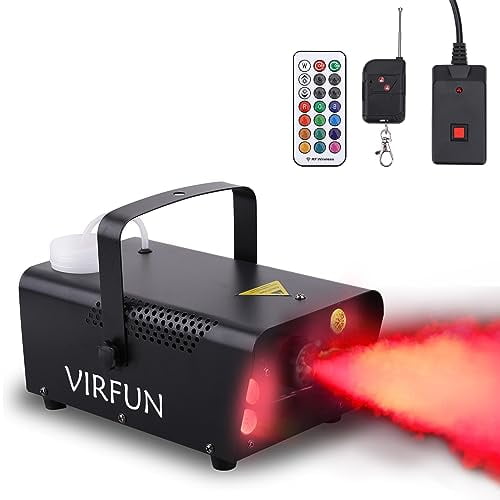 Máquina De Niebla Sm Con 6 Luces Led 12 Colores 500 W 500 Ml