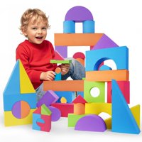 Bloques De Espuma De Construcción Bingyouth, Tamaño Grande, 30 Unidades, Para Niños Pequeños