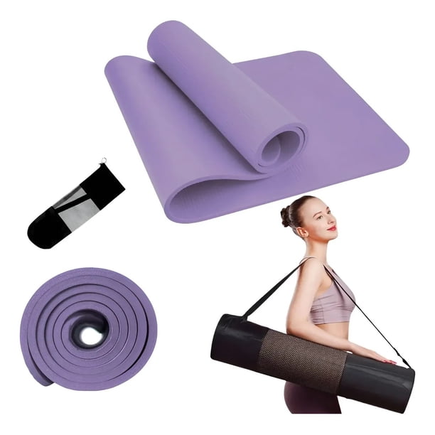 Mat De Yoga Alfombra 15 mm Extra Gruesa + Bolso