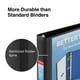 thumbnail image 5 of Binder STAPLES 648819, 3 anillos, mejor 1 pulgada, negro (13395), 5 of 8