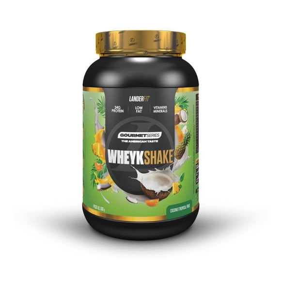 Wheyk Shake 2lbs Gourmet Whey Protein - Coconut Tropical Fru