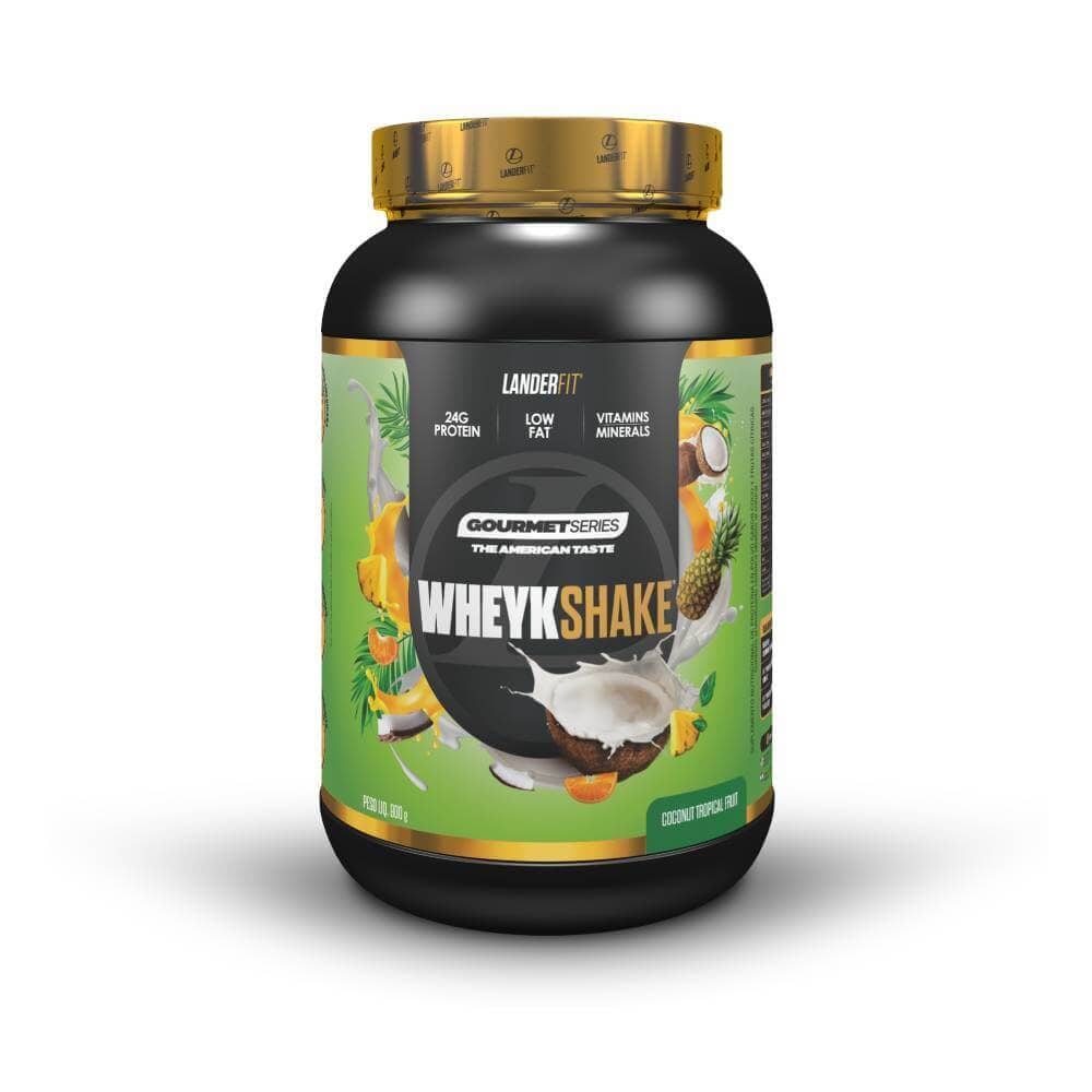 Landerfit - Wheyk Shake 2Lbs Gourmet Whey Protein - Coconut Tropical Fru