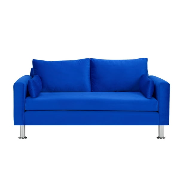 Sofa Sky 3c Felpa 12 Azul Rey