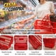 thumbnail image 4 of Pack X5 Cesta Plastica Eoland Supermercado Roja Reforzada Asa Doble 22 Litros, 4 of 4