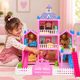 thumbnail image 1 of Casa De Muñecas 191 Pcs Accesorios 50x43x55cm Muebles Muñeca, 1 of 9