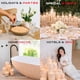 thumbnail image 4 of Recarga de cera para velas LA Candle 2,3 kg, kit color nude arena, 4 of 8