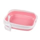 thumbnail image 3 of Caja De Arena Para Gatos Caja De Arena Para Gatos Contenedor De Arena Para Gatos Bandeja De Arena Para Mascotas Con Parte Superior Abierta Rosa, 3 of 5