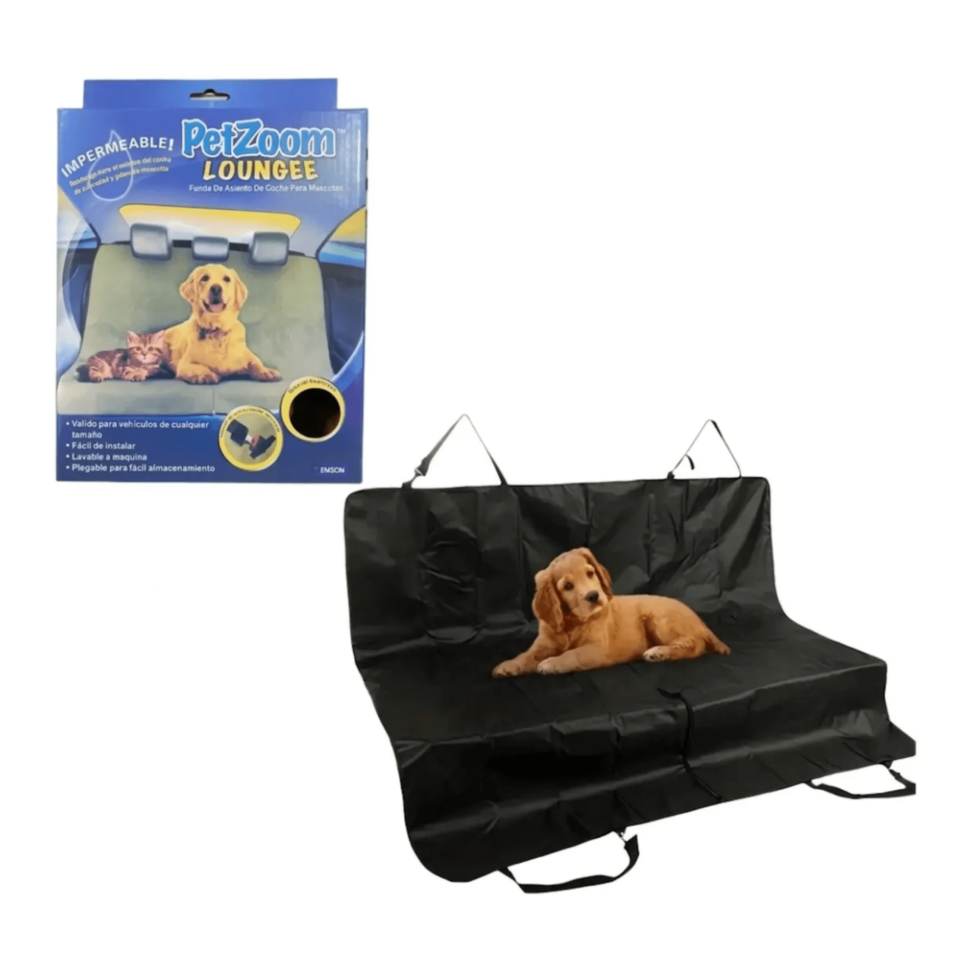 Funda Cubre Asiento Mascotas Perro Auto Grande 140x122cm