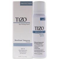 Tizo - Sheerfoam Cuerpo Y Rostro Teñidos Spf De Para - Protector Solar