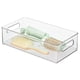 thumbnail image 1 of Cubo de Almacenamiento iDesign 20 × 37 × 10 cm Apilable y Transparente, 1 of 8