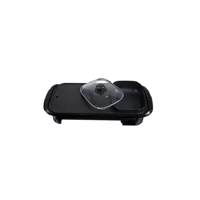 Genérico - Asador Eléctrico Plancha Eléctrica 220V, Color Negro