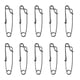 thumbnail image 2 of Línea Larga De Acero Inoxidable De 10 Unids Clip De Palangre Para Pesca Snapper O Shark S, 2 of 3