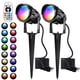 thumbnail image 1 of Foco exterior UPONELED 12 W RGBW IP65 110 V con control remoto, 1 of 9