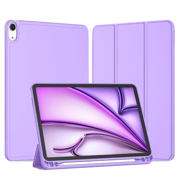 Funda Smart Cover iPad Air 10.9 4ta 5ta C/ Ranura Lila