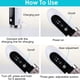 thumbnail image 5 of Limpiador facial, extractor de puntos blancos y comedones eléctrico recargable por USB, herramienta para acné, 5 niveles de potencia de succión y 4 sondas, kit para eliminar granos y espinillas para, 5 of 8