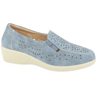 Mocasin Chalada Mujer Dina-1 Azul Casual
