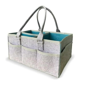 Kivara - Organizador De Pañales Deluxe Para Mudador Azul Azul