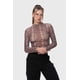 thumbnail image 1 of Polera Mujer Leopardo Rulé Café, 1 of 4