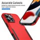 thumbnail image 5 of Para Apple iPhone 15 Pro Max Funda a Prueba de Golpes Resistente Protección de Cuerpo Completo de Alta Resistencia a Prueba de Polvo/caídas Cubierta Funda, Rojo y Negro, para iPhone 15 Pro Max, 5 of 6