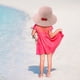 thumbnail image 5 of Sombrero de paja para niños de 52 a 54 cm de circunferencia, bonito sombrero de ala ancha con diseño de fresa, sombrero de verano, protector solar, sombrero de pescador, sombrilla de viaje., 5 of 5