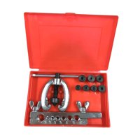 Ioensy - Juego De Herramientas De Abocardado Doble Y Simple, Herramienta De Abocardado De Freno Para Tubería De Aluminio Y Cobre