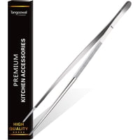 Xinqihang - Pinzas Finas De Cocina De 12 Pulgadas, Pinzas Extralargas De Acero Inoxidable.