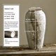 thumbnail image 3 of Jarrón de suelo Denique, cerámica rústica, terracota, arcilla, 35 cm, 3 of 8